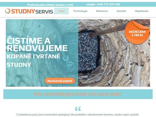 vyčistíme a renovujeme vrtané i kopané studny. přidejte se k více než 5 000 spokojených klientů po celé moravě, kterým jsme pomohli zlepšit kvalitu vody.