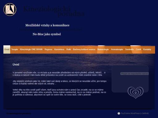 poradenská činnost v oblasti rozvoje osobnosti, komunikace a mezilidských vztahů, kinezilogie one brain, regrese, konstelace, reiki, bachovy květové esence, aromaterapie. terapie probíhají v mostě