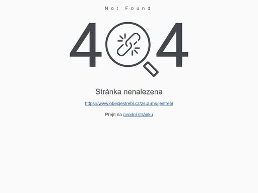 oficiální stránky obce jestřebí