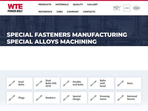 special fasteners manufacturing