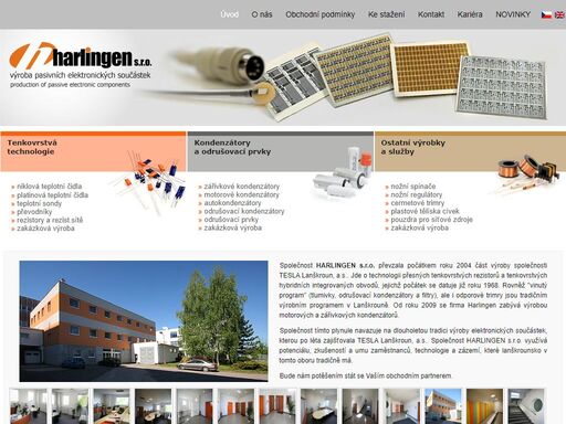 tenkovrstvá technologie, kondenzátory, odrušovací prvky