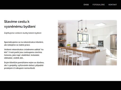 stavíme cestu k vysněnému bydlení