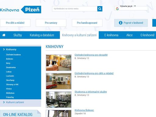 knihovny » knihovna města plzně