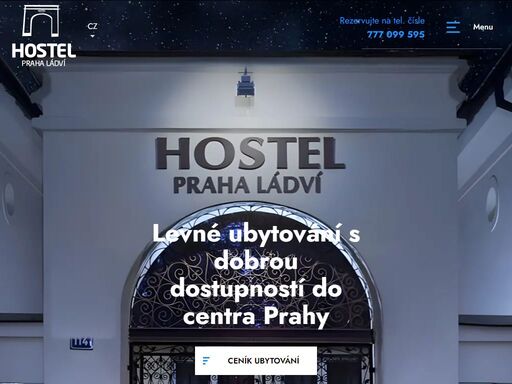 příjemný a cenově dostupný hostel v praze. skvělá poloha u metra ládví, snadný přístup do centra. rezervujte online!