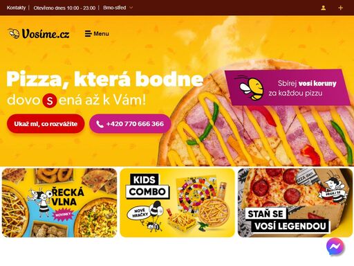 nejrychlejší rozvoz pizzy, stripsů, křidélek a nápojů v centru brna. objednej online a do 30 minut máš jídlo doma nebo se stav do nejlepší restaurace v centru brna.