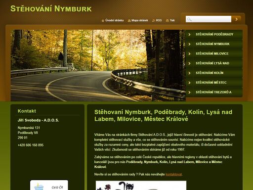stěhování bytů, kanceláří, trezorů, strojů, pian, pianin, klavírů