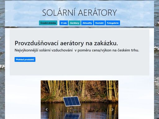 solární aerátory