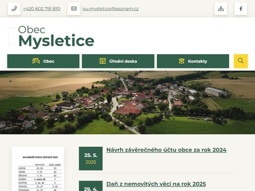 obec mysletice