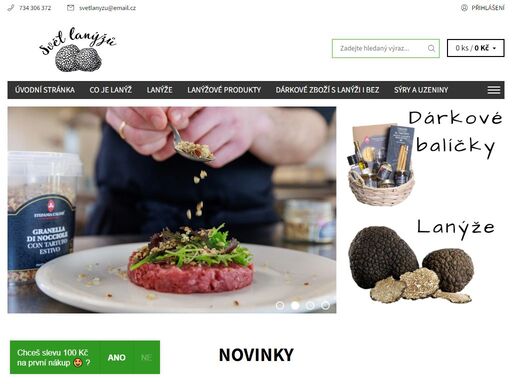 originál lanýže z itálie. oleje, pasty, sýry a další delikatesy, kterým neodoláte!
