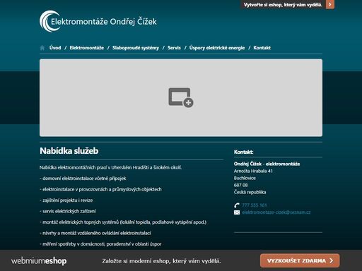 nabídka elektromontážních prací
