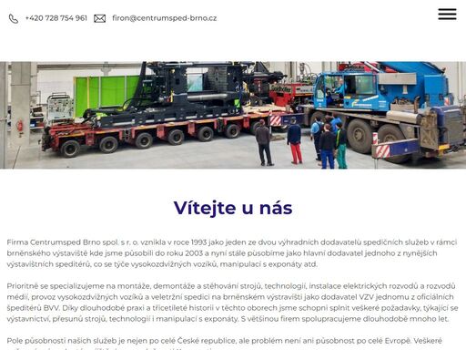 naše firma realizuje stěhování strojů a technologií po celé české republice i evropě. mezi naše činnosti patří stěhování jednotlivých strojů i celých výrobních provozů. realizujeme demontáž těžkých strojů, včetně jejich balení, jištění i montáže. stěhování strojů a technologií zajistí náš profesionální tým zkušených pracovníků. pro tyto naše služby disponujeme špičkovým zařízením pro stěhování strojů. zobrazit více informací