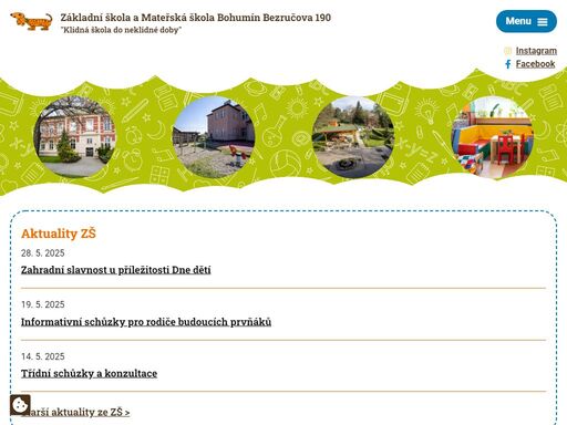 naše škola je školské zařízení, které vzniklo sloučením dvou škol stejného typu a navazuje na dlouholeté tradice, které tyto školy mají. sloučením vznikla škola pro žáky 1.stupně zš, kteří navštěvují 2 budovy.
