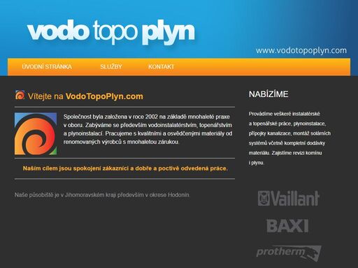 vodo topo plyn - pavel krakovič - kvalitní vodoinstalatérství, topenářství a plynoinstalace v jihomoravském kraji.