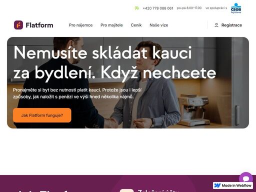 pronajměte si byt bez nutnosti platit kauci. protože jsou i lepší způsoby, jak naložit s penězi ve výši hned několika nájmů.