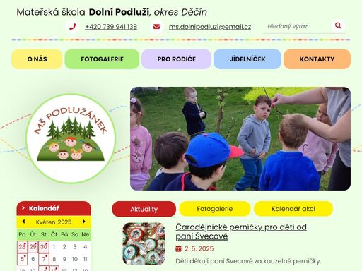 mateřská škola dolní podluží, okres děčín, příspěvková organizace