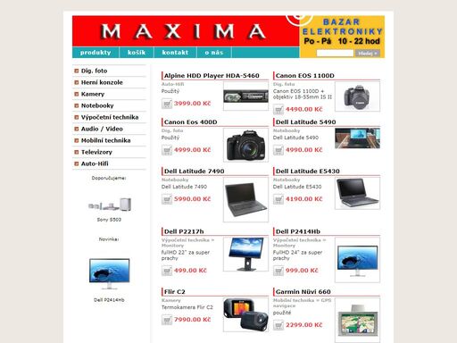 *m*a*x*i*m*a*  - bazar elektroniky