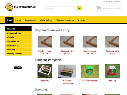 nabízíme široký sortiment nástavkových úlů a včelařských potřeb. včelí úly, rámky a další dřevěné komponenty také na základě našich včelařských zkušeností sami vyrábíme.