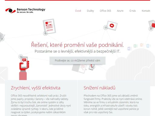 benson technology, řešení, které promění vaše podnikání.