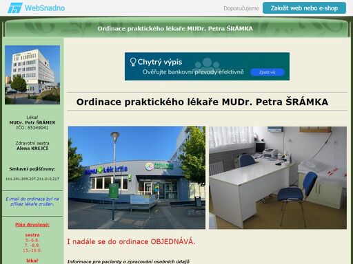 ordinace praktického lékaře pro dospělé
