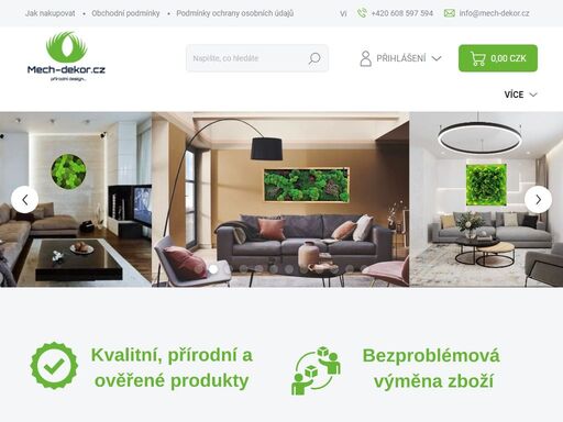 vítejte v našem mechovém světě.  
vítáme vás v našem mechovém světě plném jedinečných mechových dekorací. pokud hledáte něco originálního do vašeho interiéru jsme tady přesně pro vás. naše firma mech-dekor se zabývá výrobou mechových stěn, obrazů a jiných dekorací, které nevyžadují žádnou údržbu a vydrží vám opravdu…