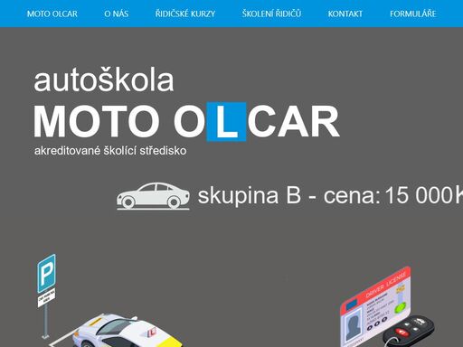 stránky autoškoly olcar spol. s r. o. olomouc. na stránkách najdete informace o řidičských průkazech, elektronickou přihlášku k výcviku a kontakt na nás.