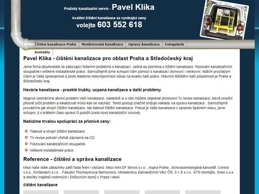 čištění kanalizace - čištění kanalizace praha
