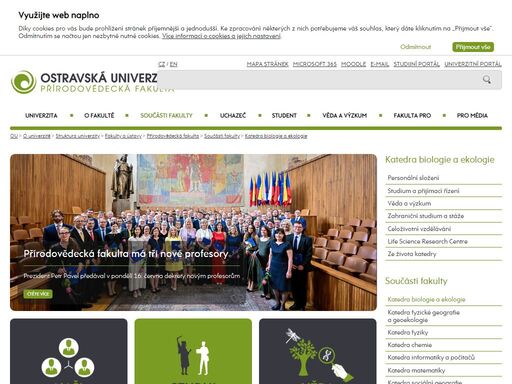 katedra biologie a ekologie přf ou - oficiální internetové stránky ostravské univerzity.