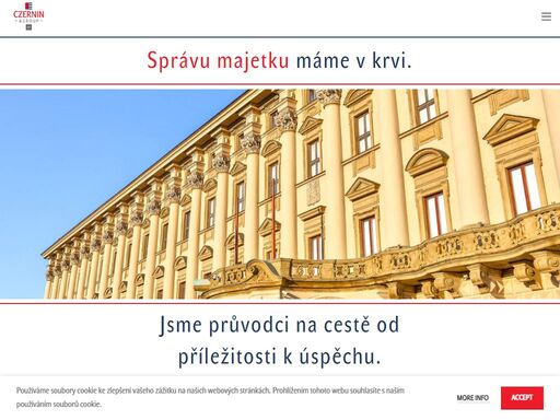 jsme skupina specialistů utvořená kolem tří členů rodu czerninů, která navazuje na více než 900letou historii péče o rodový majetek.