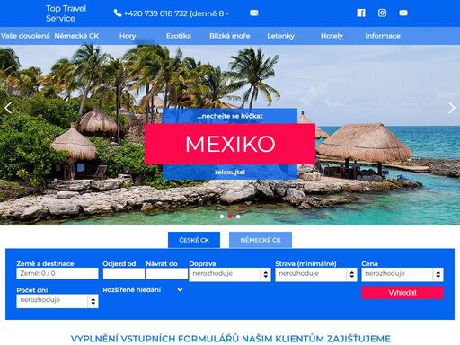 zájezdy, dovolená, last-minute jsme exim partner holešov a najdete u nás zájezdy od českých, slovenských, německých ck. nejširší nabídka cestovatelských služeb