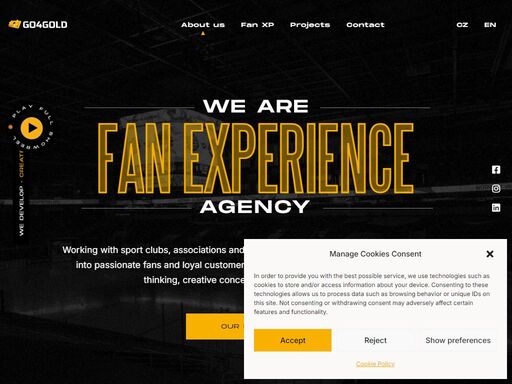we are a fan experience agency. we connect the world of sports, business and fans.