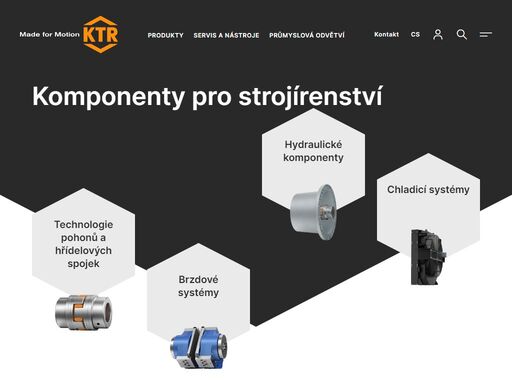 společnost ktr je předním výrobcem vysoce kvalitních ?spojek ?brzd ?chladičů a ?hydraulických komponentů pro strojírenství a strojní zařízení.