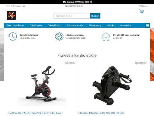 homepage.  sport4us.cz - vaše cesta k lepšímu zdraví