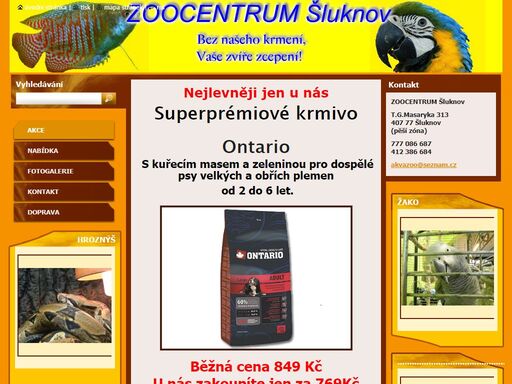chovatelské potřeby pro domácí i hospodářská zvířata.
akvarijní potřeby. krmný hmyz. výhodné akce.