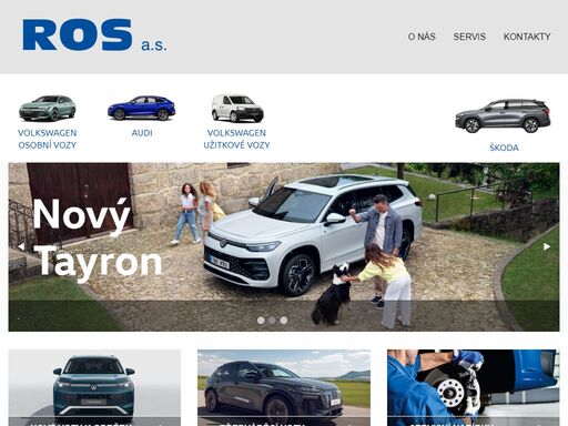 ros a.s. - autorizovaný prodejce vozů volkswagen, audi a škoda v brně