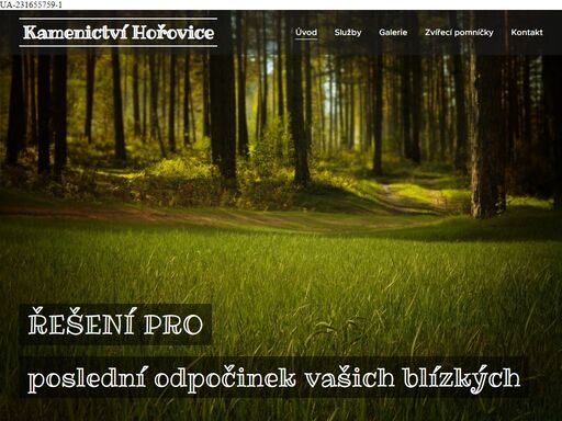 kamenictví hořovice, jsme rodinná firma která se zabývá hřbitovní archtekturou, od rekonstrukcí až po výstavbu nových pomníků.