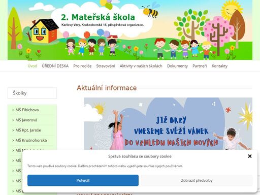 moderní a čisté prostředí vedené zkušenými a kvalifikovanými pedagogy