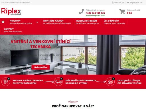 ověřený specialista v oblasti stínící techniky a sítí proti hmyzu. sestavte si produkty online přesně podle svých požadavků. nekompromisní kvalita, skvělé ceny!