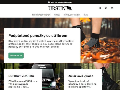 objednejte si kvalitní české ponožky se stříbrem od značky ursun. tyto ponožky jsou nejen pohodlné, ale také pomáhají eliminovat nepříjemné zápachy a redukovat růst bakterií. vyzkoušejte je a užijte si svěží pocit po celý den!