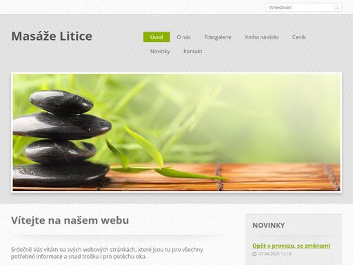 masáže plzeň - litice jitka červinková