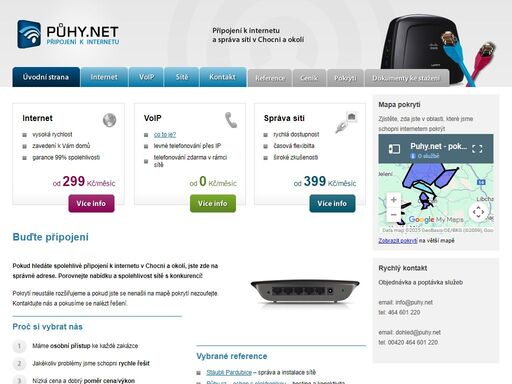 kvalitní internet od místního poskytovatele. vyzkoušejte stabilní internet v chocni a širokém okolí.