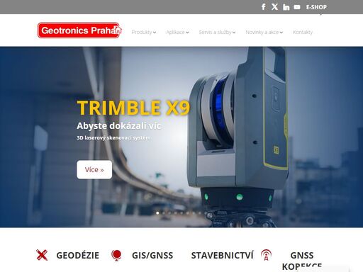 geotronics praha je autorizovaný distributor a servis trimble pro čr. nabízíme totální stanice, gnss, software, přístroje a příslušenství pro geodety.