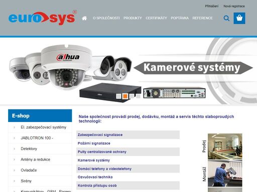 eurosys s.r.o. - slaboproudé technologie - litoměřice - zabezpečovací technika