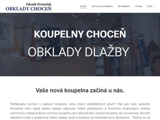 koupelny choceň vysoké mýto ústí nad orlicí obklady dlažby držmíšek
