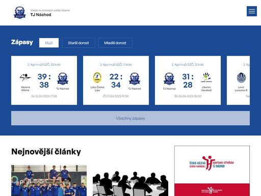 vítejte na stránkách oddílu házené