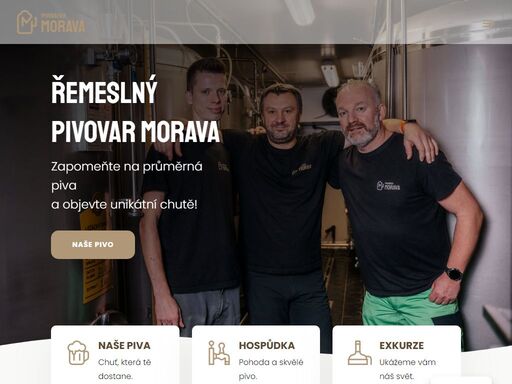 řemeslný pivovar morava - zapomeňte na průměrná piva a objevte unikátní chutě! naše piva jsou založena na tradici a vášni pro kvalitní řemeslnou výrobu. používáme nejlepší suroviny a nejmodernější technologie, abychom vytvořili unikátní chutě a aroma.