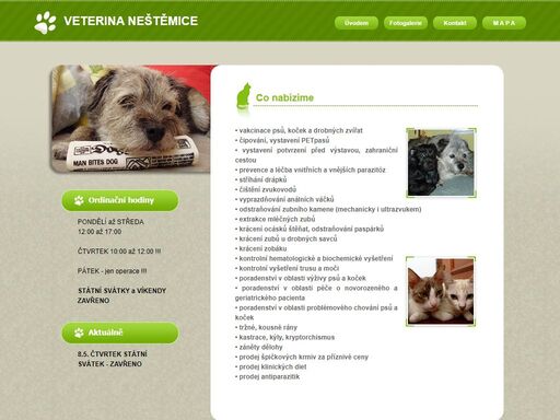 veterinář v neštěmicích, ústí nad labem