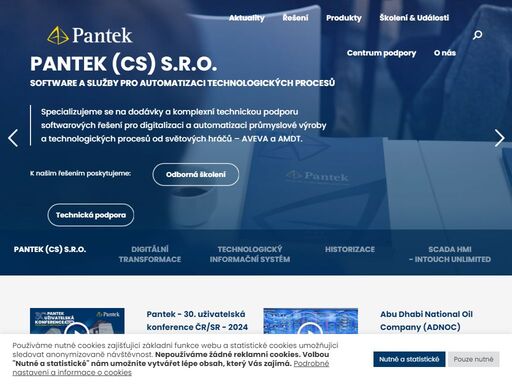 pantek (cs) s.r.o. je autorizovaný distributor scada/hmi softwaru značky aveva/wonderware s univerzálním použitím v průmyslových a automatizačních aplikacích.