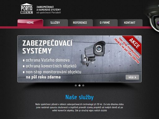 elektronické zabezpečovací systémy, ochrana osob a majetku, kamerové videosystémy, elektronická požární signalizace, domácí telefony, datové sítě