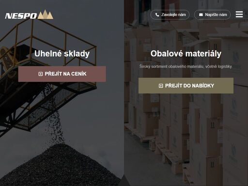 maloobchodní a velkoobchodní prodej tuhých paliv opava a čermná. nabízíme dovoz a pohodlné složení pasovým dopravníkem. nabídka rozšířená o obalové materiály.