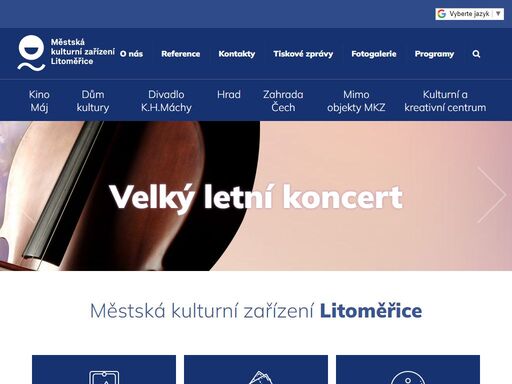 oficiální stránky městská kulturní zařízení litoměřice
